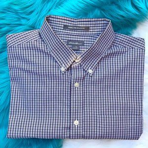 Eddie Bauer Men's Tattersall Shirt Size Large
